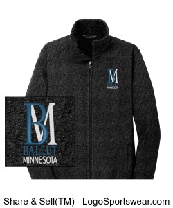 Men's Embroidered Sweater Fleece Jacket Design Zoom